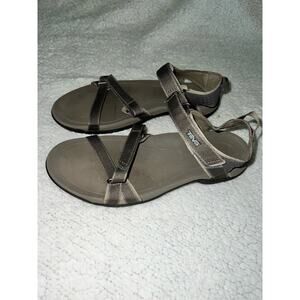 Teva Sandals Brown Grey Verra Straps Sport Camping Outdoor - size 8.5 - Q14